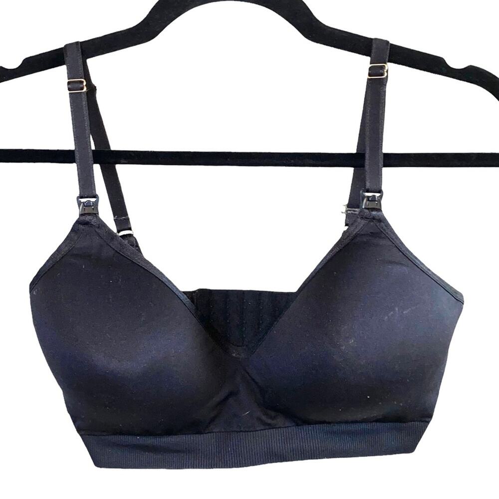 A Pea in the Pod Nursing Bra Wireless Supportive Maternity Small
